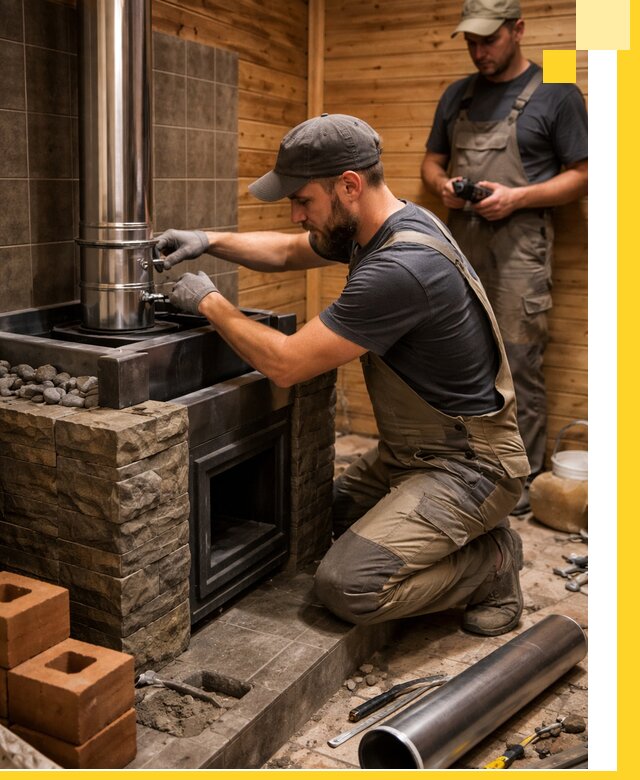 Изготовление и установка банных печей под ключ в Тамбове