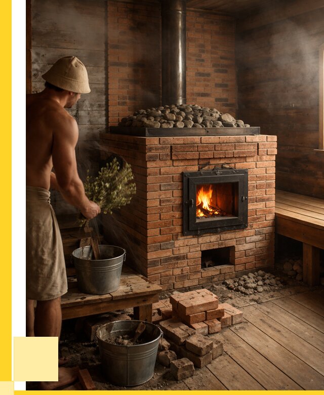 Кирпичные банные печи в Тамбове от 91386 р. | ЭриданТмб