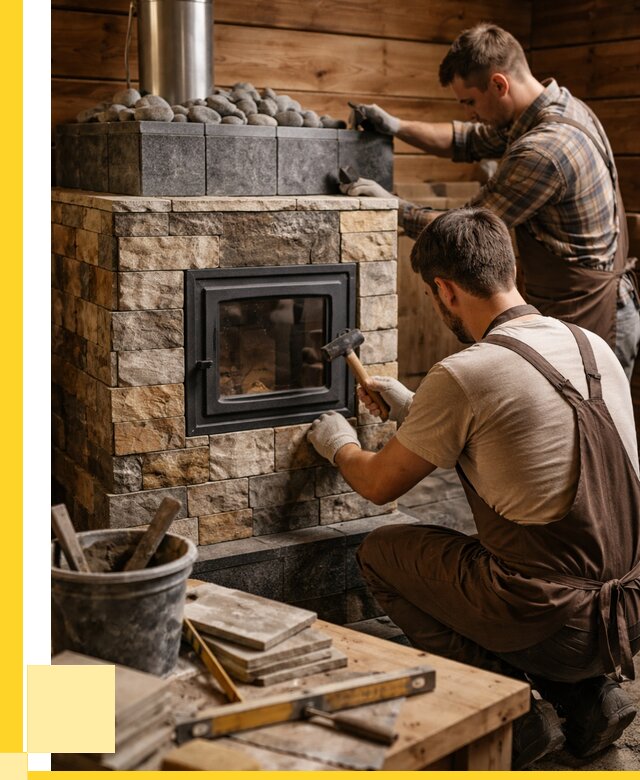 Облицовка банной печи в Тамбове от 15231 р. | ЭриданТмб