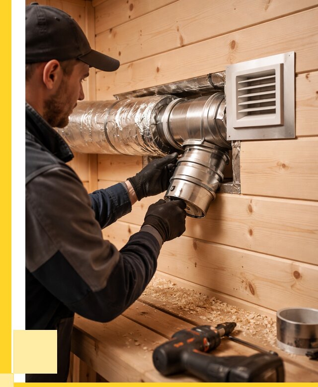 Монтаж вентиляции бани в Тамбове от 12185 р. | ЭриданТмб