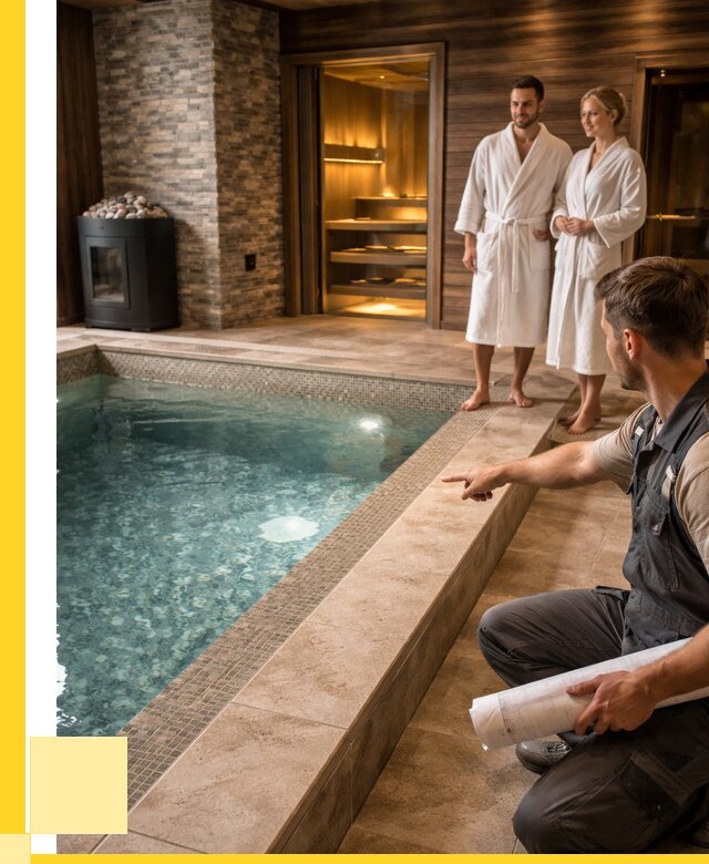 Проект бани с бассейном под ключ в Тамбове от 66001 р. | ЭриданТмб