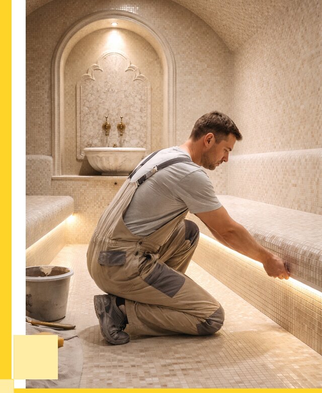 Отделка хамамов под ключ в Тамбове от 5585 р. | ЭриданТмб