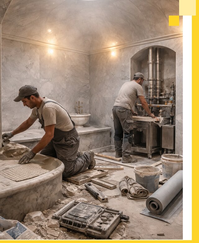 Строительство турецких бань хаммам под ключ в Тамбове