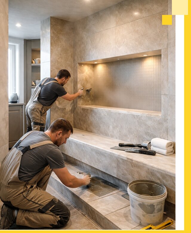 Профессиональное строительство хамама в квартире в Тамбове