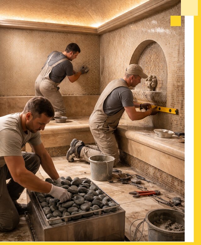 Проектирование и строительство хамама и сауны в Тамбове