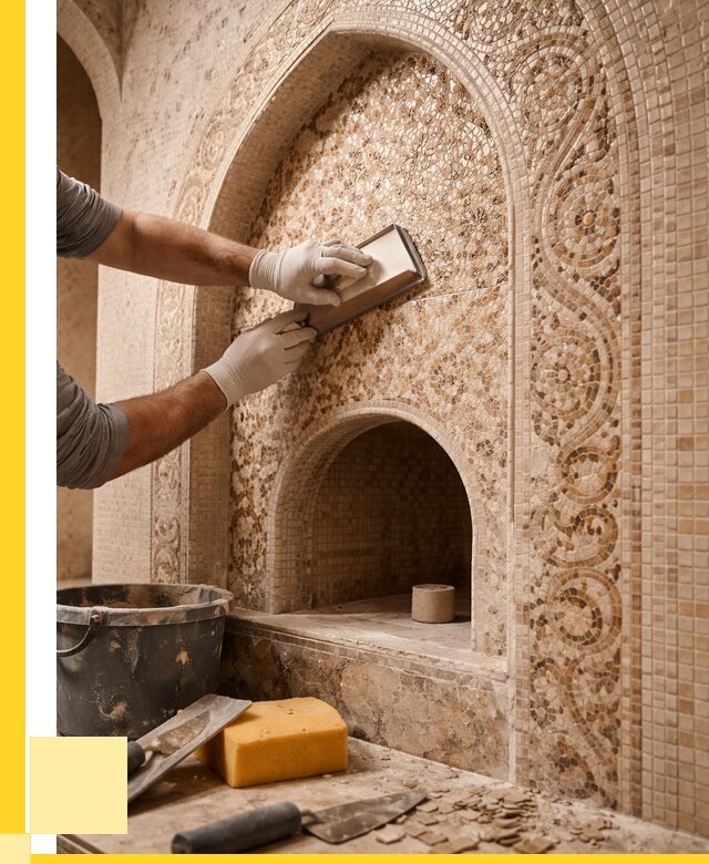 Мозаика для хамама в Тамбове под ключ от 5077 р. | ЭриданТмб