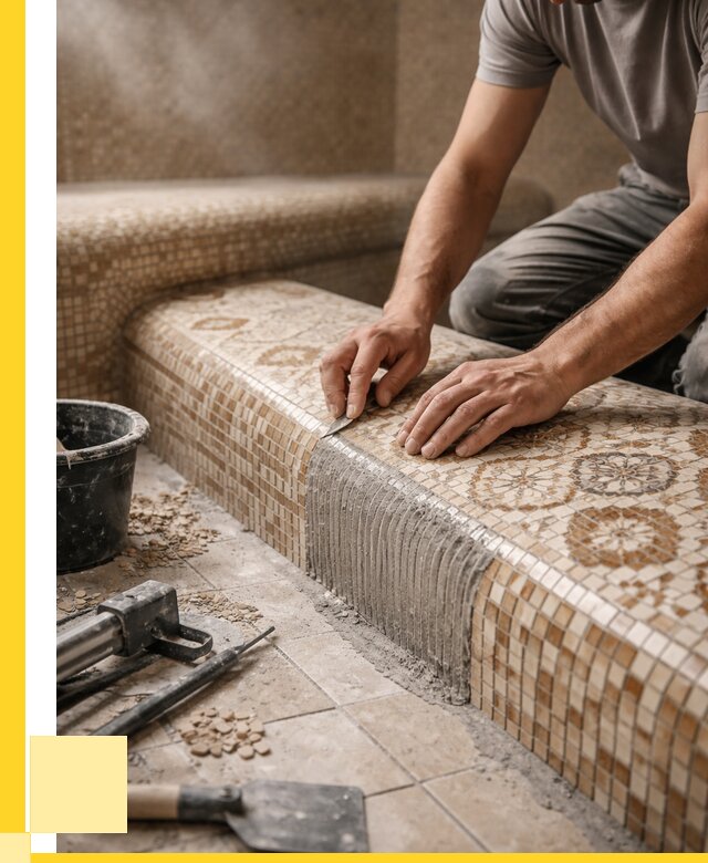 Плитка для хамама под ключ в Тамбове от 3554 р. | ЭриданТмб